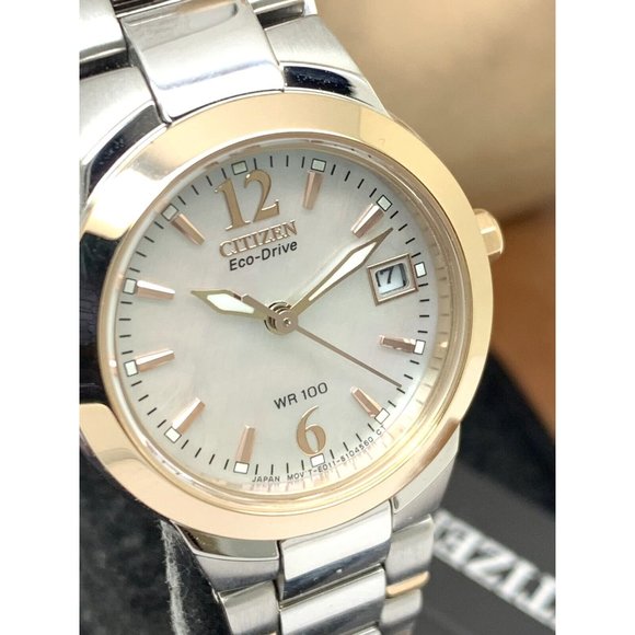 Citizen Women\'s Watch EM1676-52D Eco Drive Mother of Pearl Dial Two Tone Steel main image 9